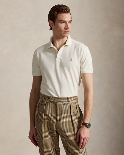 Custom Slim Fit Stretch Mesh Polo Shirt